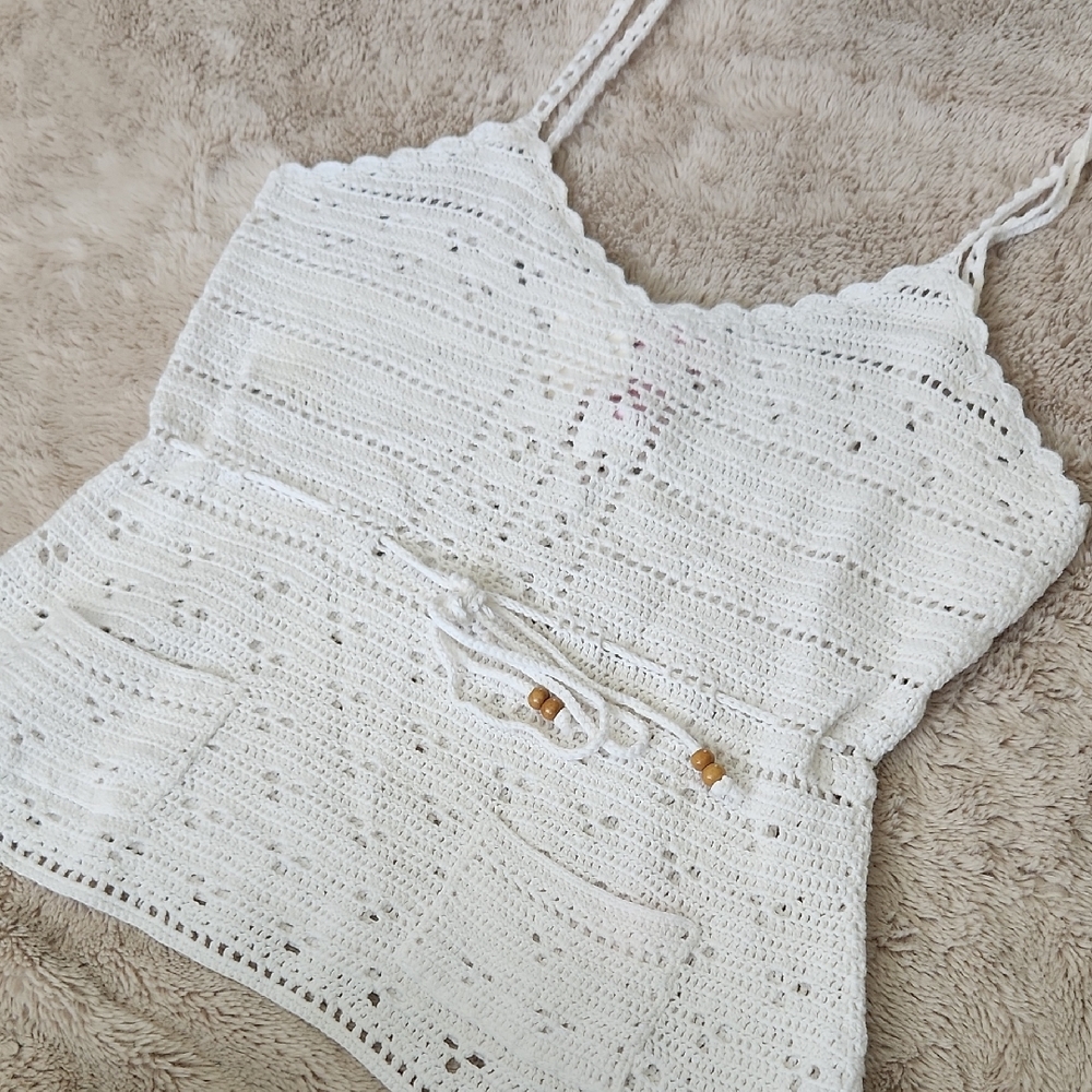 Spunky Knit Crochet Feminine Y2K Delicate Summer Cottagecore Coastal Cowgirl